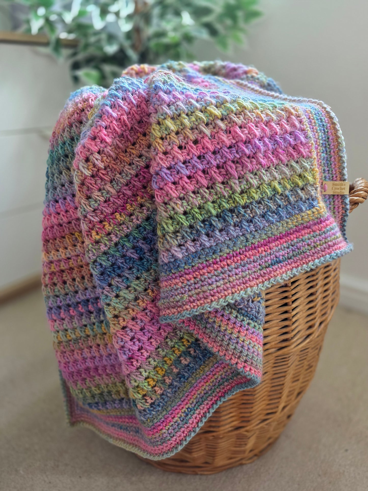 Heather skies Blanket Pattern